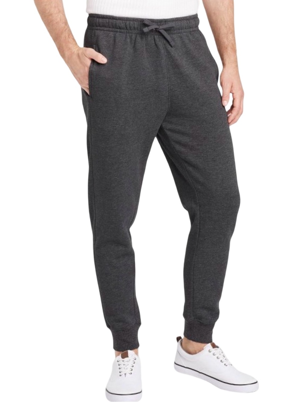 Goodfellow & Co The Every Wear Fleece Jogger Pants - Size XL - Charcoal Gray